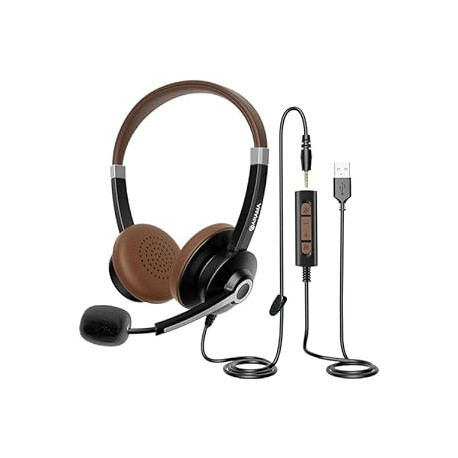 Arama USB Headset with Microphone Noise Cancelling