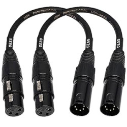 XLR5M to XLR3F