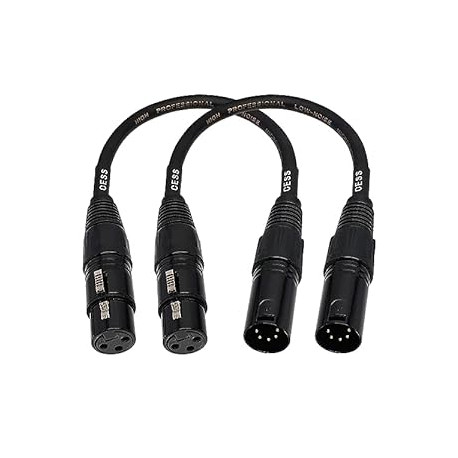 XLR5M to XLR3F