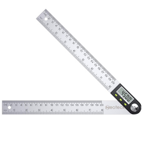 Digital Angle Finder Ruler 8 inch/200mm Stainless Steel Digital Protractor