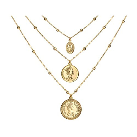 Gold Layered Necklace for Women