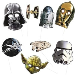 Star Wars Photo Booth Props (Pack of 8)