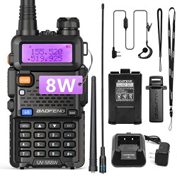 Pack 3 of BaoFeng UV-5R 8W Ham Radio Long Range