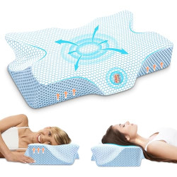 Cervical Memory Foam Pillows for Neck Shoulder Pain Relief