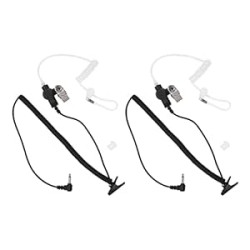 3.5mm Listen Only Acoustic Tube Earpiece Surveillance Headset Compatible