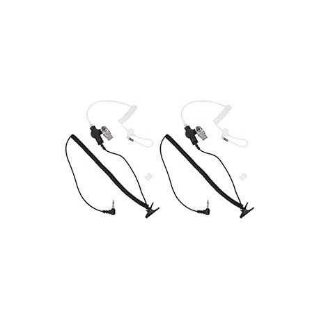 3.5mm Listen Only Acoustic Tube Earpiece Surveillance Headset Compatible