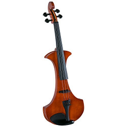 Student Electric Violin Outfit - 4/4 Size,Translucent Red Orange