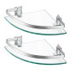 Glass Corner Shelf Bathroom