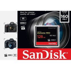 SanDisk Compact Flash Extreme Pro 128GB