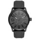 Diesel Rasp Stainless Steel and Silicone Three-Hand Analog Men's Watch