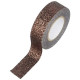 Glitter Tape, 15mm by 5m, Brown