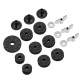 18 Pieces Cymbal Felt Pads Washers Cymbal Stand