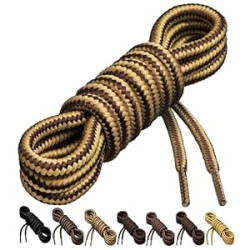 hick Tough and Heavy Duty Round Boot laces lace Shoelaces