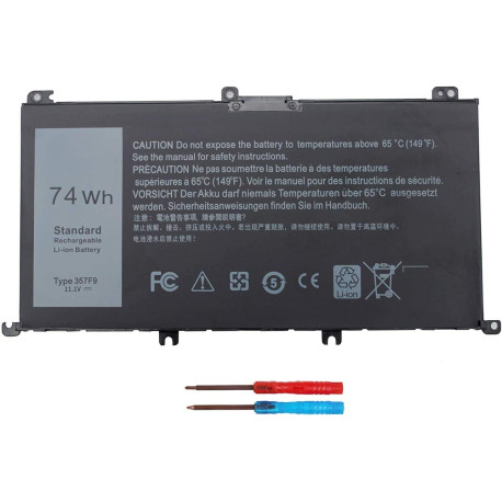 74WH 357F9 Laptop Battery for Dell Inspiron 15 7000 Gaming