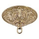 Antique Style Polished Brass Canopy Kit, 5 1/2" Dia