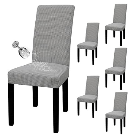 Waterproof Dining Room Chair Cover Set of 6