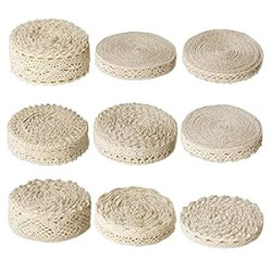 54 Yards Lace Trim Sewing Crochet Lace Ribbon