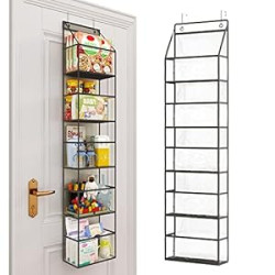 Over The Door Hanging Pantry Organizer 5-Shelf Room Organizer