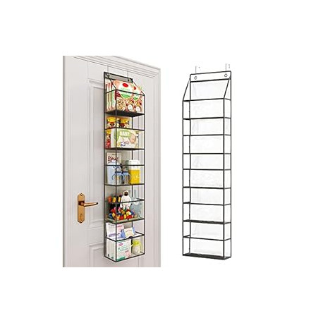 Over The Door Hanging Pantry Organizer 5-Shelf Room Organizer