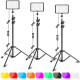 Photography Lighting Kit Dimmable 5600K USB Led Video Studio Streaming Lights