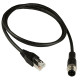 Pack 2 of 3 Meter M12 to RJ45 ethernet Cable