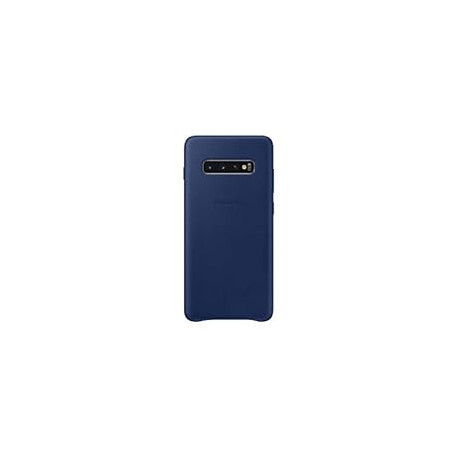 Samsung Galaxy S10+ Leather Back Case, Navy