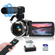 Camcorders Video Camera 4k with 3" Touch Screen and 32G Card
