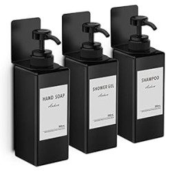 3pcs Shampoo and Conditioner Dispenser Set