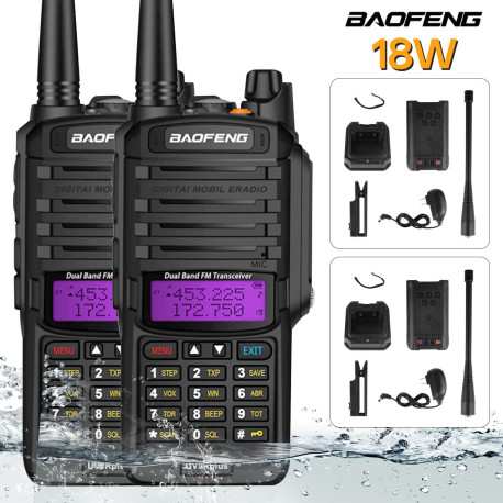 2x Baofeng UV-9R PRO Waterproof