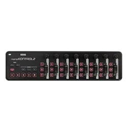 Korg nanoKONTROL2 Slim-Line USB Control Surface, Black