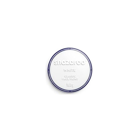 Arts Crafts Classic Face and Body Paint, 18.8g (0.66-oz) Pot, White