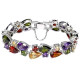 Classic Multi Gemstones Silver Sets