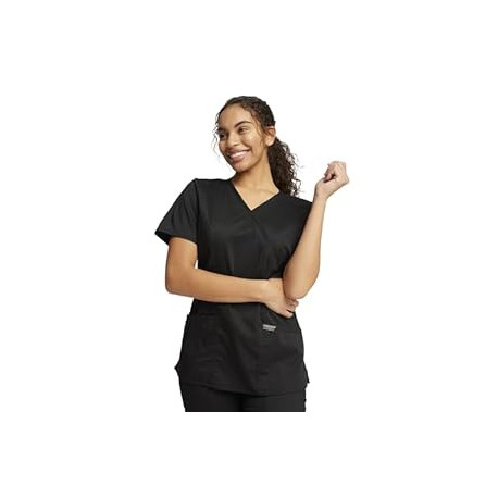 Scrubs for Women Mock Wrap Top