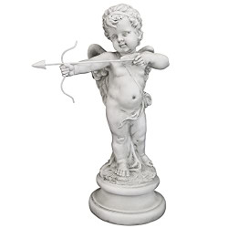 Cupid's Message of Love Garden Statue