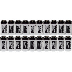 Panasonic 20 CR123A 123A Industrial 3V Lithium Batteries