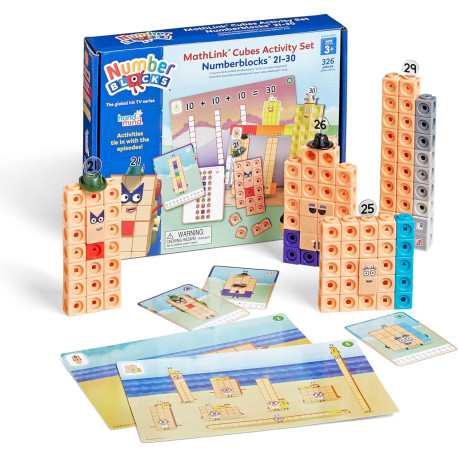 MathLink Cubes Numberblocks 21-30 Activity Set