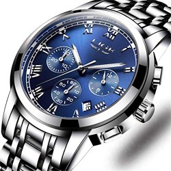 Watch Men Fashion Sport Quartz Clock Mens Full Steel Dress