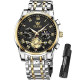 Mens Watches Waterproof Stainless Steel Adjustable Bracelet Watch Quartz