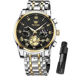 Mens Watches Waterproof Stainless Steel Adjustable Bracelet Watch Quartz