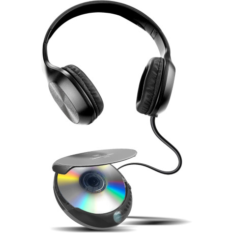 Coby Portable CD Player with Foldable Headphones