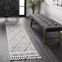 Rug, 2' x 6', Beige, Rectangular, 0.75" Thick