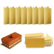 Mini Square Golden Cardboard Cake Base,Single Cupcake Container 100PCS