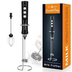 Rechargeable Milk Frother Handheld Foam