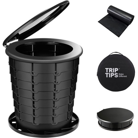 Upgrade Retractable Portable Toilet Travel Toilet