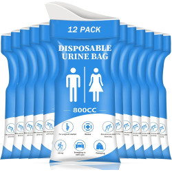 Disposable Urine Bag, 12/24 PCS Pee Bags