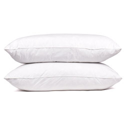 Goose Down and Feather 400 Thread Count Premium Bed Pillow