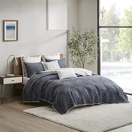 Reversible Cotton Quilt Set