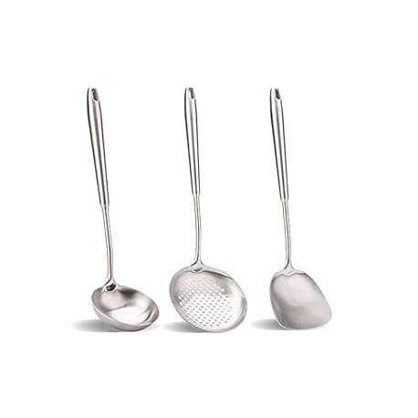 Wok spatula and ladle