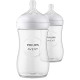 Natural Response Nipple, Clear, 9oz, 2pk, SCY903/02