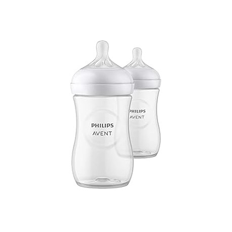 Natural Response Nipple, Clear, 9oz, 2pk, SCY903/02
